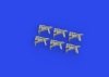 Eduard 632191 Luftwaffe rudder pedals PRINT 1/32